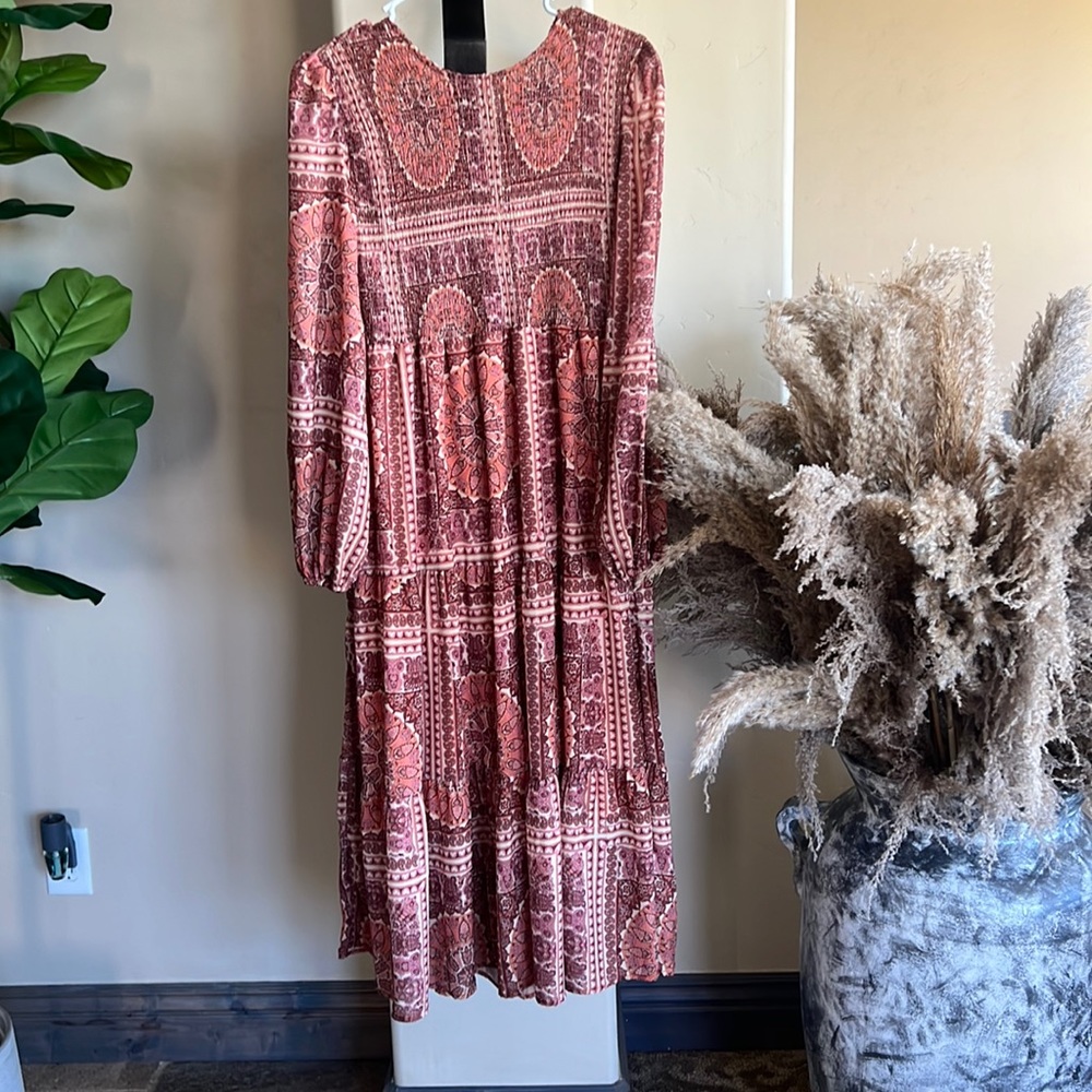Boho multi colored dress